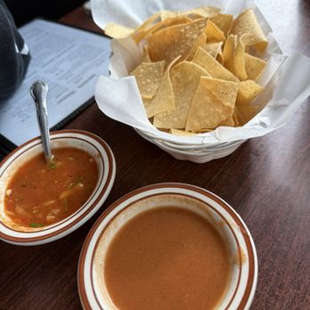 Azul - Chips and salsa Mild and hot  hot is the best - Mexican Near Me - Waldport, Oregon