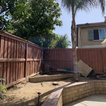 Lorenzo's Landscaping Services - After cutting down tree & trimming palm tree - Tree Services Near Me - upland, California