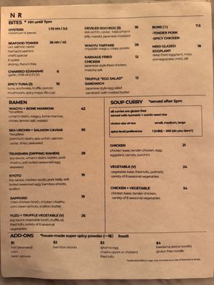 Menu photo 4 NR New York, NY
