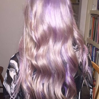 Dramatics NYC - huge process to get my brassy unevenly bleached hair to this incredible purple color! In love with my new hair and highly recommend kat!!! - Hair Salons Near Me - New York, New York Dramatics NYC - huge process to get my brassy unevenly bleached hair to this incredible purple color! In love with my new hair and highly recommend kat!!! - Hair Salons Near Me - New York, New York