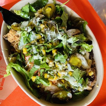 Izzo's Illegal Burrito - Burbank - a bowl of salad - Mexican Near Me - Baton Rouge, Louisiana