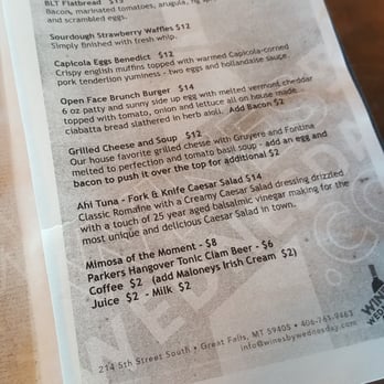 5th & Wine - Morning menu- only on saturdays!!!! - Beer, Wine & Spirits Near Me - Great Falls, Montana 5th & Wine - Morning menu- only on saturdays!!!! - Beer, Wine & Spirits Near Me - Great Falls, Montana