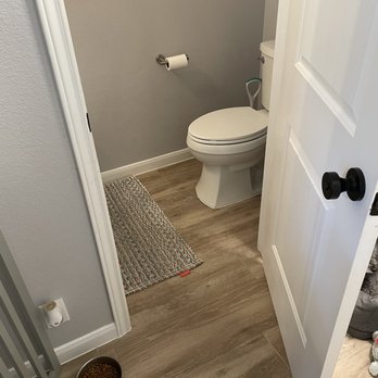 Julian Flooring - Wood look tile great for wet spaces . - Flooring Near Me - Pflugerville, Texas