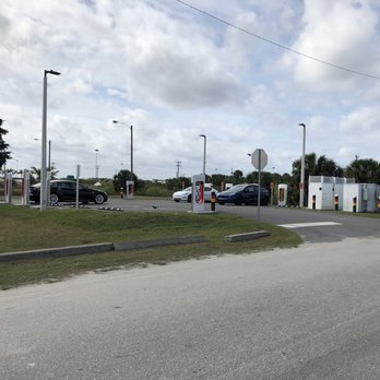 Miccosukee Service Plaza - Tesla charging station in front. - Gas Stations Near Me - Davie, Florida