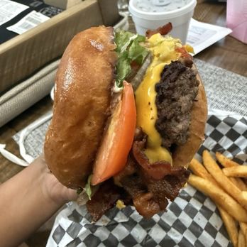Everything Under the Bun - Cheeseburger with bacon. - American Near Me - Asheboro, North Carolina Everything Under the Bun - Cheeseburger with bacon. - American Near Me - Asheboro, North Carolina