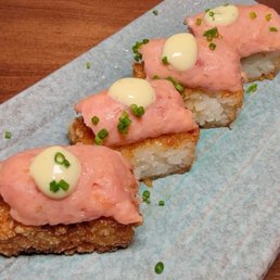 Tuna crispy rice