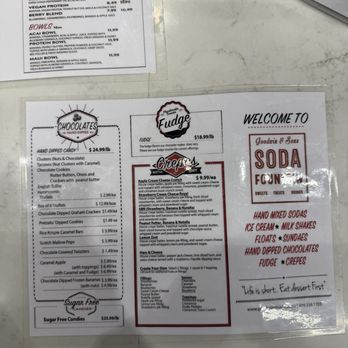 Cedar Glen Malt Shop - Menu - American Near Me - Cedar Glen, California
