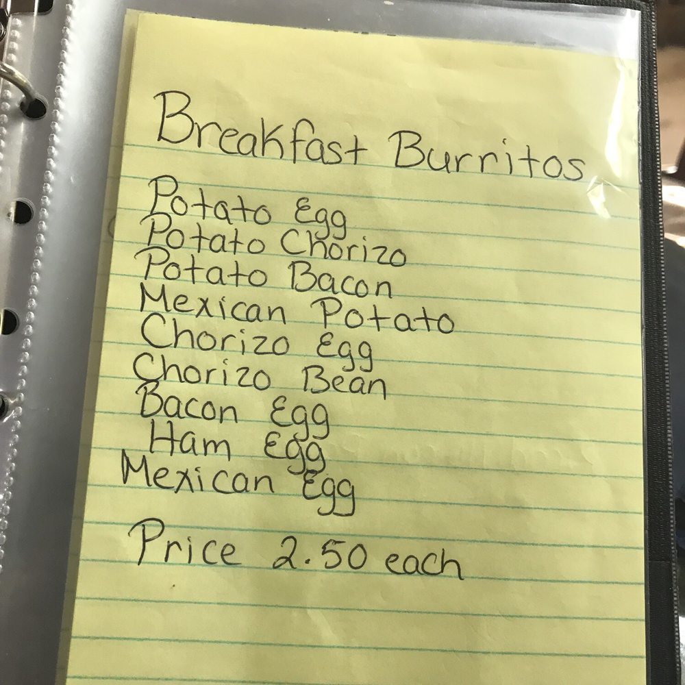 El Comal Corner - a list of breakfast burritos - Tex-Mex Near Me - San Angelo, Texas