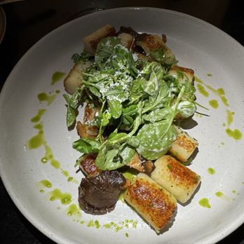 Sorghum & Salt - Potato gnocchi and oyster mushrooms - Tapas/Small Plates Near Me - Charleston, South Carolina