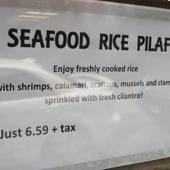 Flame Cafe & Catering - Seafood Rice Pilaf 6/2014 - Caterers Near Me