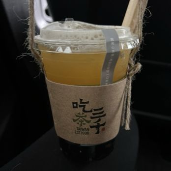 Chicha San Chen - Passion Fruit Green Tea with boba - Bubble Tea Near Me - Cupertino, California