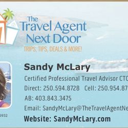 Travel By Sandy McLary - The Travel Agent Next Door