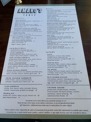 Menu photo 6 Amaro's Table Vancouver, WA