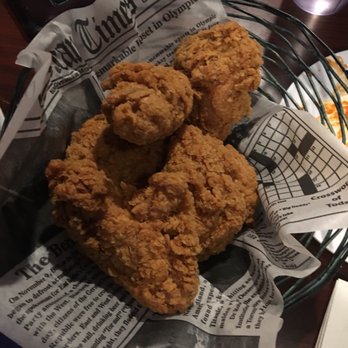 bb.q Chicken Allston - Golden Olive Chicken (ordered 10pc and this picture is only showing 5pc) - Korean Near Me - Boston, Massachusetts bb.q Chicken Allston - Golden Olive Chicken (ordered 10pc and this picture is only showing 5pc) - Korean Near Me - Boston, Massachusetts