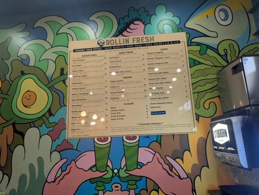 Menu photo 1 Rollin' Fresh Portland, OR