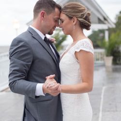 Bridals By Elena - Julia in her elegant Mikaella wedding dress, credits: Holly Croft Photography.