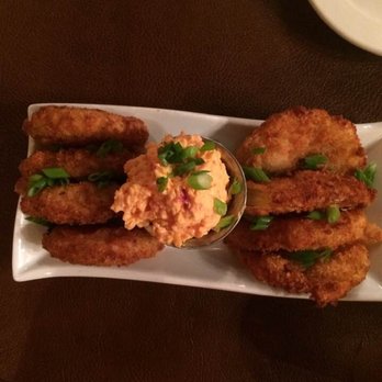 Boots Steakhouse - Delicious Fried green tomatoes with pimento cheese - Steakhouses Near Me - Dillsboro, North Carolina
