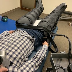 Body Support Center - Compression Therapy with a little added hypervolt in our Sports Recovery Package