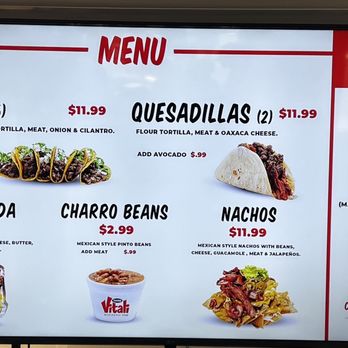 Tacos Vitali - Main menu - Mexican Near Me - San Antonio, Texas Tacos Vitali - Main menu - Mexican Near Me - San Antonio, Texas