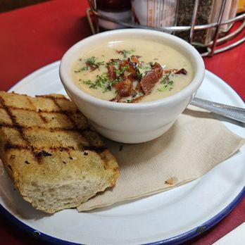 Brickhouse Cafe & Bar - Potato bacon soup of the day - Burgers Near Me - San Francisco, California Brickhouse Cafe & Bar - Potato bacon soup of the day - Burgers Near Me - San Francisco, California