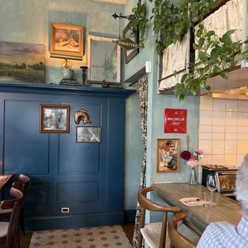 St Lawrence Restaurant - Interior leading to the restroom - French Near Me - Vancouver, British Columbia