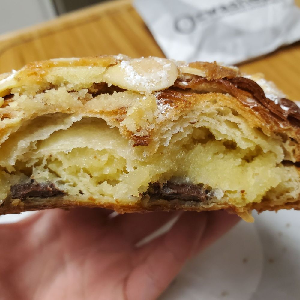 Orwashers - Inside the chocolate almond croissant - Bakeries Near Me - New York, New York Orwashers - Inside the chocolate almond croissant - Bakeries Near Me - New York, New York
