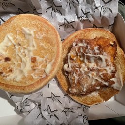 Hand Hand-Breaded Chicken Sandwich C'mon... really? Hand Hand-Breaded Chicken Sandwich C'mon... really?
