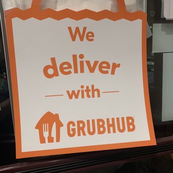 Romanian Garden - we deliver with grubhub sign - Mediterranean Near Me - Sunnyside, New York Romanian Garden - we deliver with grubhub sign - Mediterranean Near Me - Sunnyside, New York