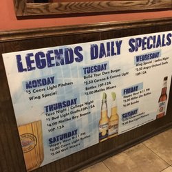 Legends - Daily Specials 2019