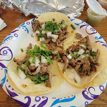 Mi Pueblo - 3 asada tacos - Mexican Near Me - Olympia, Washington