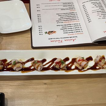 Yoshi Sushi Ramen - Hamachi Carpaccio... melts in mouth - Sushi Bars Near Me - Pearland, Texas Yoshi Sushi Ramen - Hamachi Carpaccio... melts in mouth - Sushi Bars Near Me - Pearland, Texas