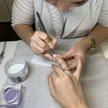 My Spa Lounge - My is the best at doing all nail designs!! She is working on a custom flower acrylic design for my birthday. - Nail Salons Near Me - Houston, Texas My Spa Lounge - My is the best at doing all nail designs!! She is working on a custom flower acrylic design for my birthday. - Nail Salons Near Me - Houston, Texas