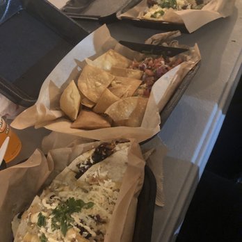 Tiagos Tacos - Al pastor quesadilla, chips and Taco Trio - Food Trucks Near Me - Miami, Florida Tiagos Tacos - Al pastor quesadilla, chips and Taco Trio - Food Trucks Near Me - Miami, Florida