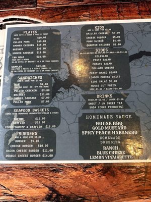 Menu photo 1 Summers Smokehouse Tallahassee, FL Menu photo 1 Summers Smokehouse Tallahassee, FL