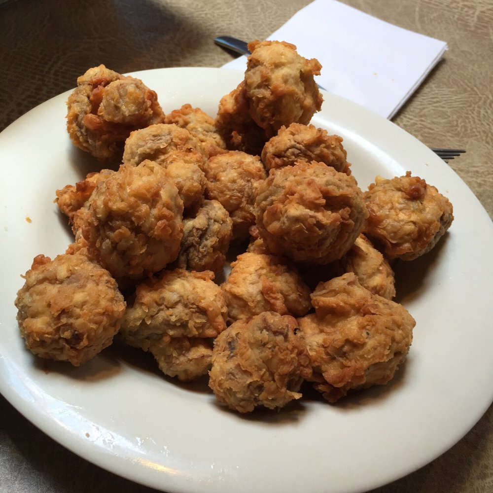 Hideaway Pizza - Deep fried mushrooms! A real treat! Served hot and fresh! - Italian Near Me - Tulsa, Oklahoma
