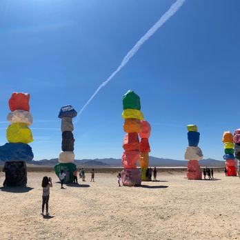 Seven Magic Mountains - Seven Magic Mountains - Public Art Near Me - Las Vegas, Nevada Seven Magic Mountains - Seven Magic Mountains - Public Art Near Me - Las Vegas, Nevada