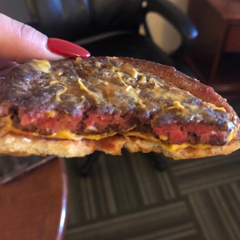 McDonald's - This was a Quarter Pounder with Cheese Meal. Uncooked and completely raw in the middle. I wanted to throw up - Burgers Near Me - Nyack, New York