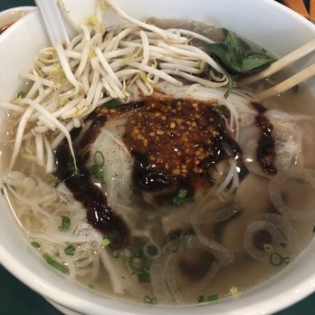 Pho My Vi - Combination pho. The broth as you can see is a little too clear for me. Which is why I think all the flavors weren't there. - Vietnamese Near Me - Kaneohe, Hawaii Pho My Vi - Combination pho. The broth as you can see is a little too clear for me. Which is why I think all the flavors weren't there. - Vietnamese Near Me - Kaneohe, Hawaii