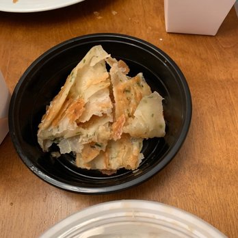 Soy and Ginger - Scallion pancake -- Super Oily as well- not edible. - Chinese Near Me - Livingston, New Jersey Soy and Ginger - Scallion pancake -- Super Oily as well- not edible. - Chinese Near Me - Livingston, New Jersey