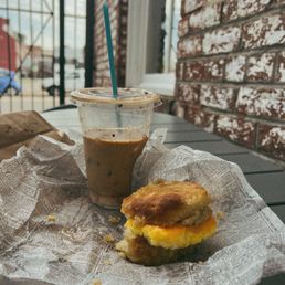 Canadian Bacon Biscuits Sandwich