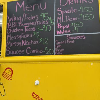 Saucee - Menu - Food Trucks Near Me - East Alton , Illinois Saucee - Menu - Food Trucks Near Me - East Alton , Illinois