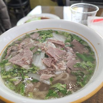 Beef Up Noodle - Beef Noodle Soup. Excellent noodles in particular with a good amount of beef - Chinese Near Me - New York, New York