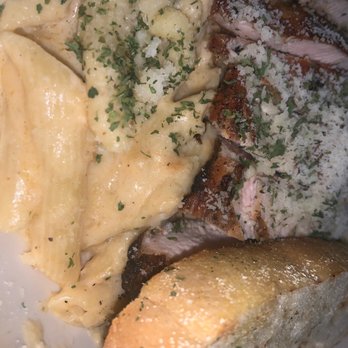 5 Points Grille - a plate of meat, pasta, and bread - Bars Near Me - Richmond Heights, Ohio