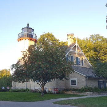 Old Mackinac Point Lighthouse - You can go through the gift shop to see the museum and step out onto the railing at the top - Landmarks & Historical Buildings Near Me - Mackinaw City, Michigan Old Mackinac Point Lighthouse - You can go through the gift shop to see the museum and step out onto the railing at the top - Landmarks & Historical Buildings Near Me - Mackinaw City, Michigan