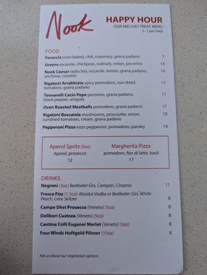 Menu photo 6 Nook Vancouver, BC
