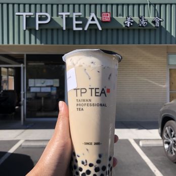 TP Tea - C5: Tie Guan Yin Milk Tea w/ boba & QQ noodle ($6) - Bubble Tea Near Me - Cupertino, California