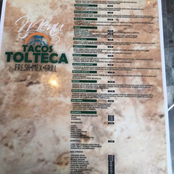 Tacos Tolteca - Menu - Mexican Near Me - Baltimore, Maryland