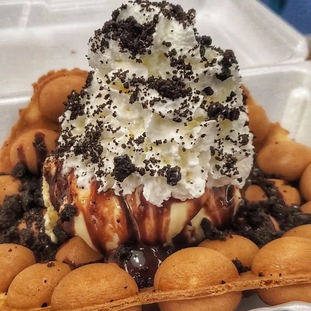 Chill Bar Ice Cream - Love Puffle Cone - Desserts Near Me - Temple Terrace, Florida Chill Bar Ice Cream - Love Puffle Cone - Desserts Near Me - Temple Terrace, Florida