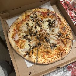 Island Pizza - Onion, sausage, artichoke