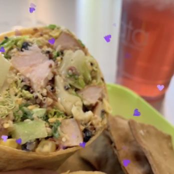 Salata - Chicken wrap with quinoa avacado - Salad Near Me - San Antonio, Texas Salata - Chicken wrap with quinoa avacado - Salad Near Me - San Antonio, Texas